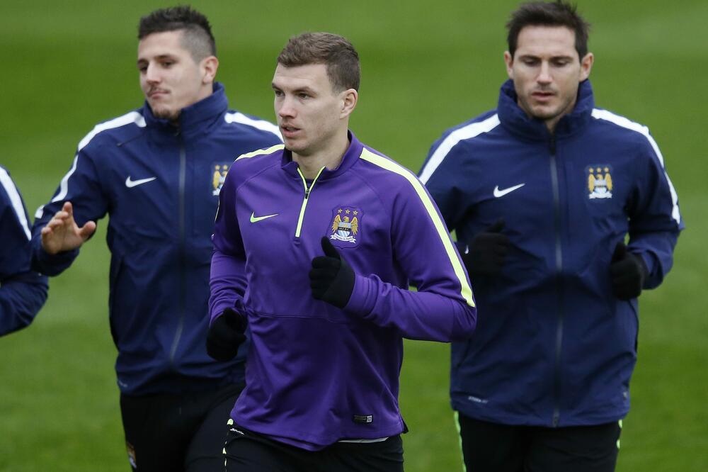Jovetić, Džeko, Lampard, Foto: Reuters