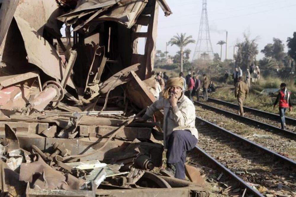 Egipat, željeznička nesreća, Foto: Beta/AP