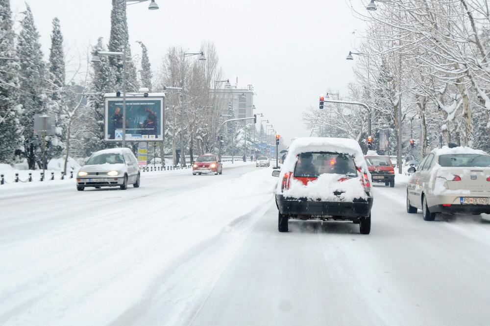 snijeg u Podgorici, Foto: Savo Prelević