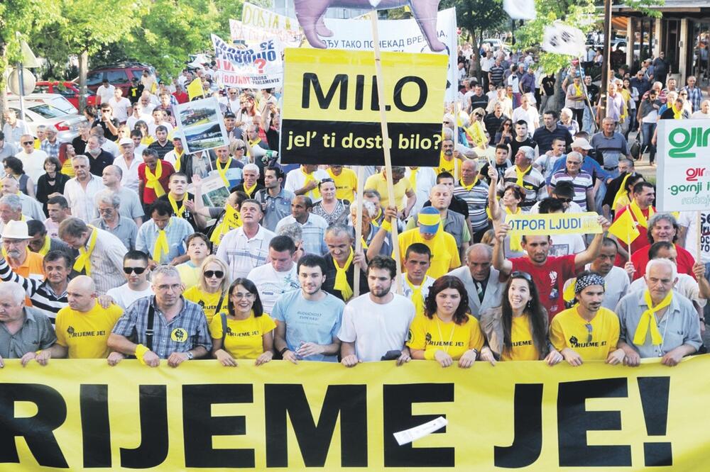 antivladini protesti, Foto: Boris Pejović