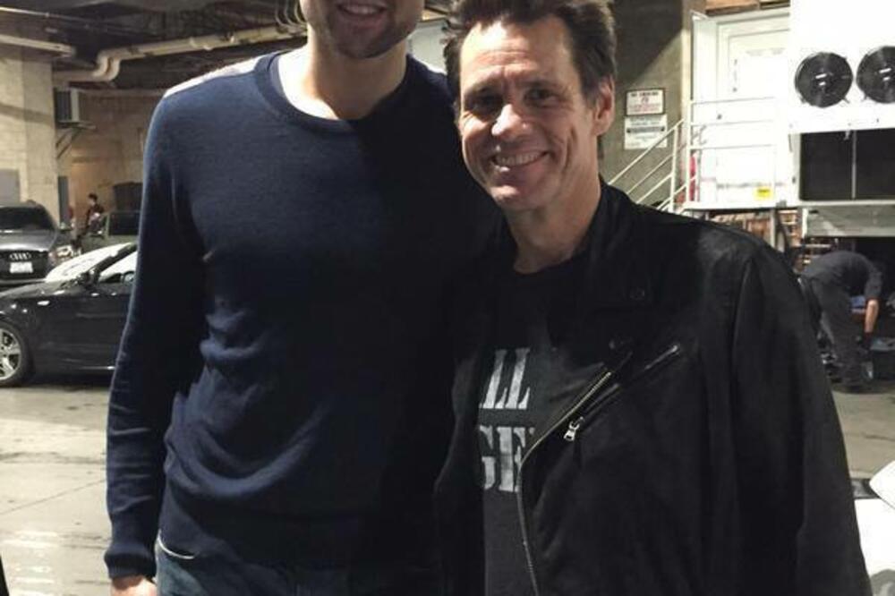 Nikola Vučević, Džim Keri, Foto: Twitter