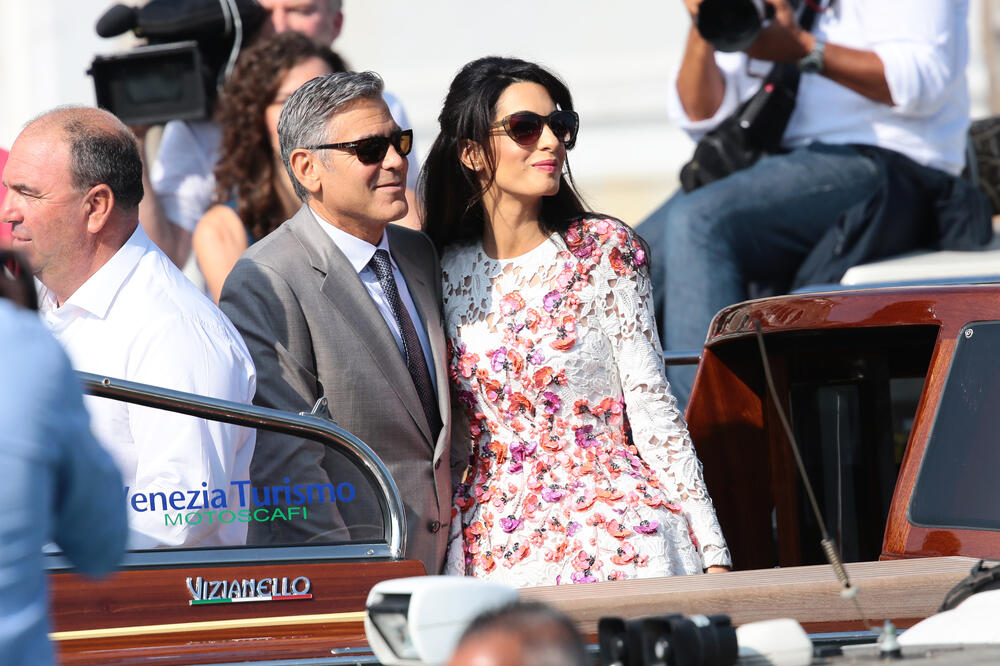 Džordž Kluni, Amal Alamudin, Foto: Shutterstock