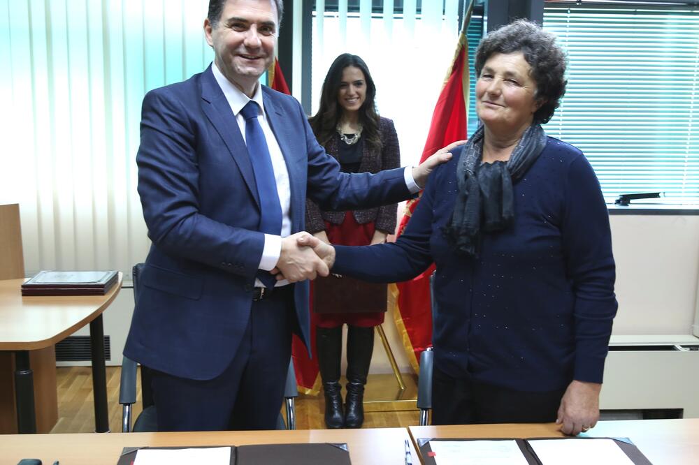 Petar Ivanović, Milica Radović, Foto: Vlada Crne Gore