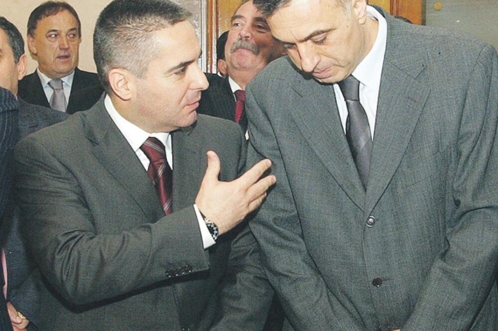 Veselin Veljović i Filip Vujanović, Foto: Arhiva "Vijesti"
