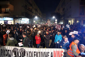 Pogledajte kako je bilo na građanskom protestu u Podgorici
