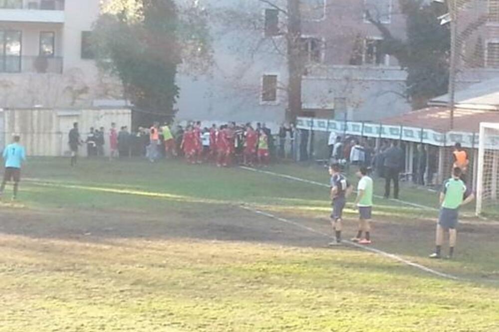 FK Arsenal, FK Zabjelo, neredi na utakmici, Foto: Radio Tivat
