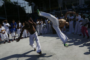 Capoeira on the UNESCO list of intangible cultural heritage