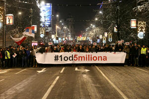 Poruka Vučiću sa beogradskog protesta: Ti brojiš, mi odbrojavamo