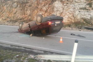 Pljevlja: U saobraćajnoj nesreći povrijeđena jedna osoba