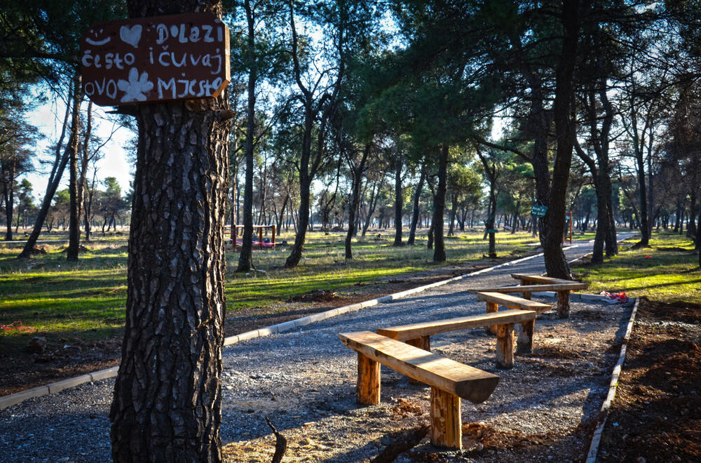 Trim staza i nove trim sprave na Ćemovskom polju