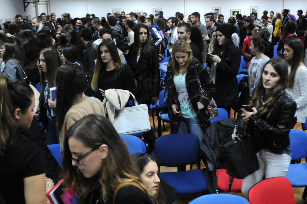 Ekonomski fakultet protest, Foto: Luka Zeković