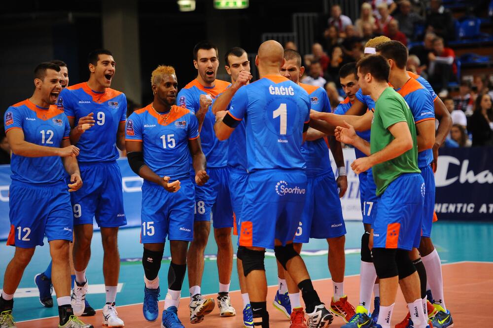 Odbojkaši Budvanske rivijere, Foto: Cev.lu