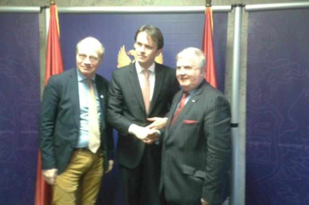 Raško Konjević,  koizvjestioci Parlamentarne skupštine Savjeta Evrope, Foto: MUP Crne Gore