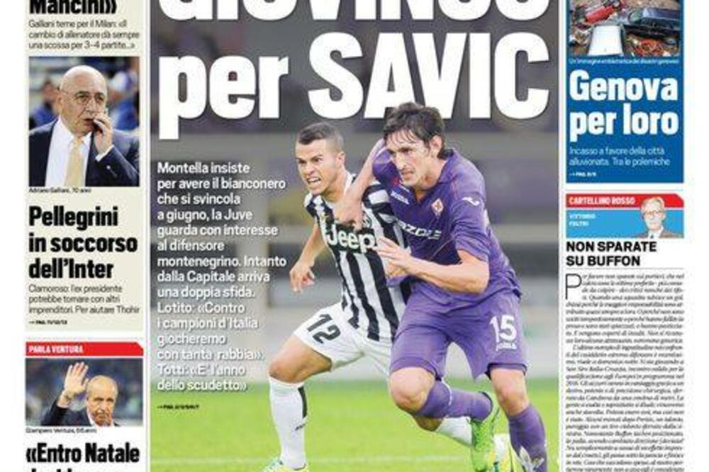 Savić, Foto: Tuttosport