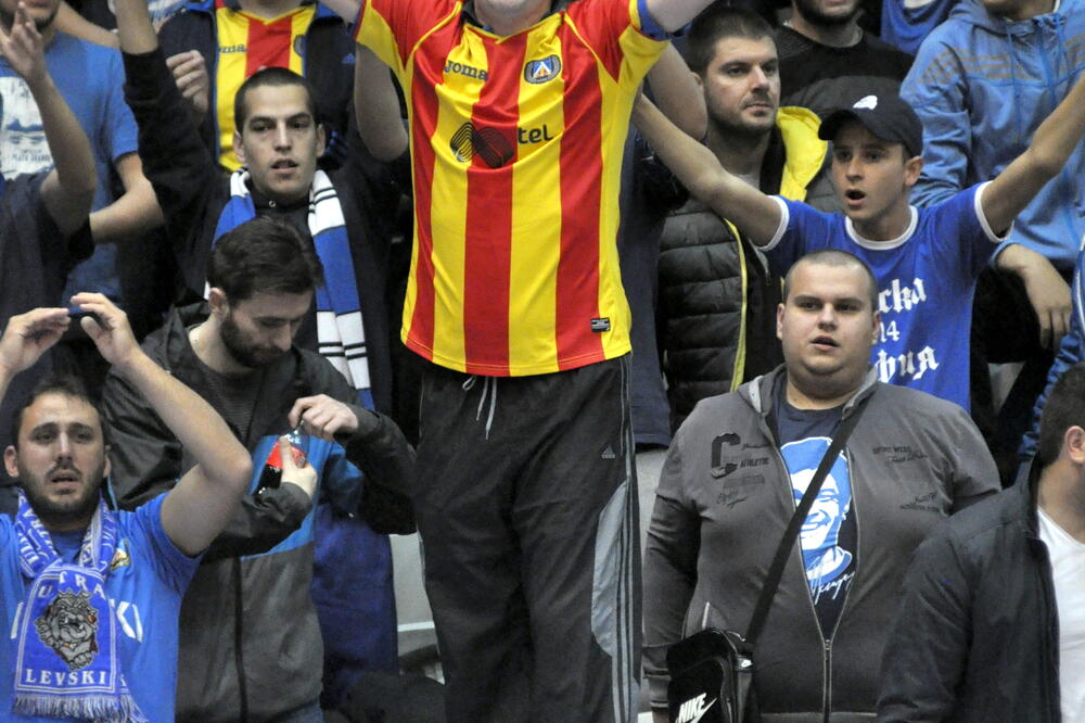 Navijač Levskog, Foto: ABA LIGA