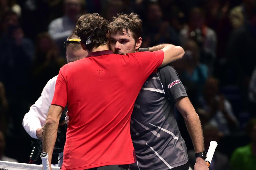 Rodžer Federer i Stanislas Vavrinka, Foto: Reuters
