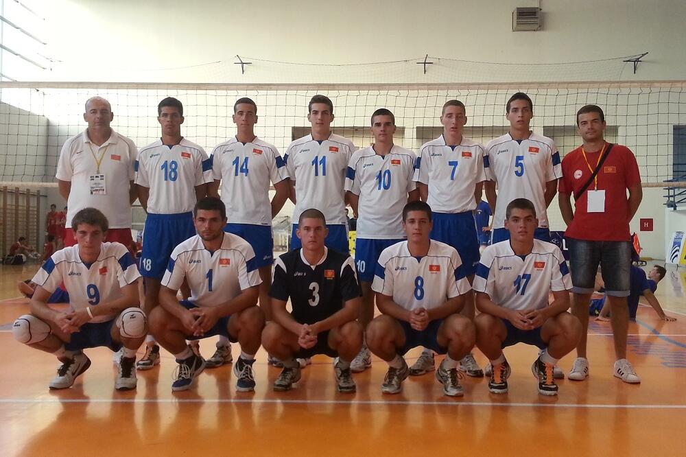 Muška kadetska odbojaška reprezentacija, Foto: Odbojkaški savez Crne Gore