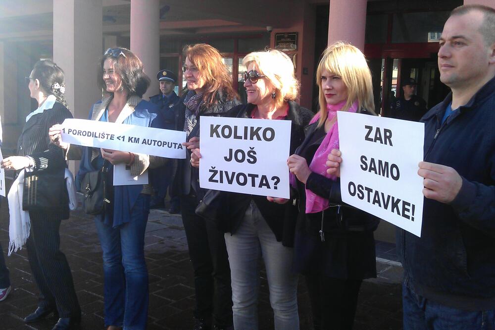 Protest, Foto: Savo Prelević