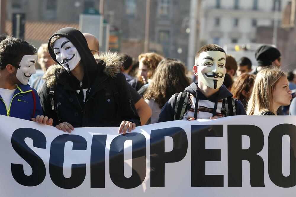 protest, Italija, Foto: Reuters