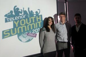 Jovana Biga i Nemanja Ostojić na Telenor Samitu mladih