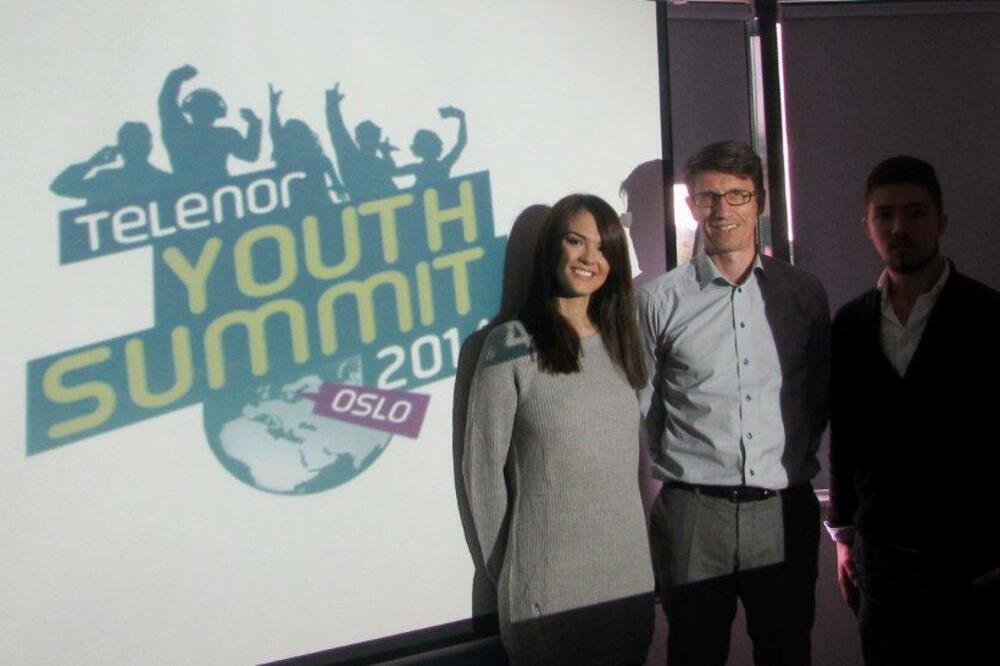 Jovana Biga, Nemanja Ostojić, Majkl Malvebo, Foto: Telenor.me