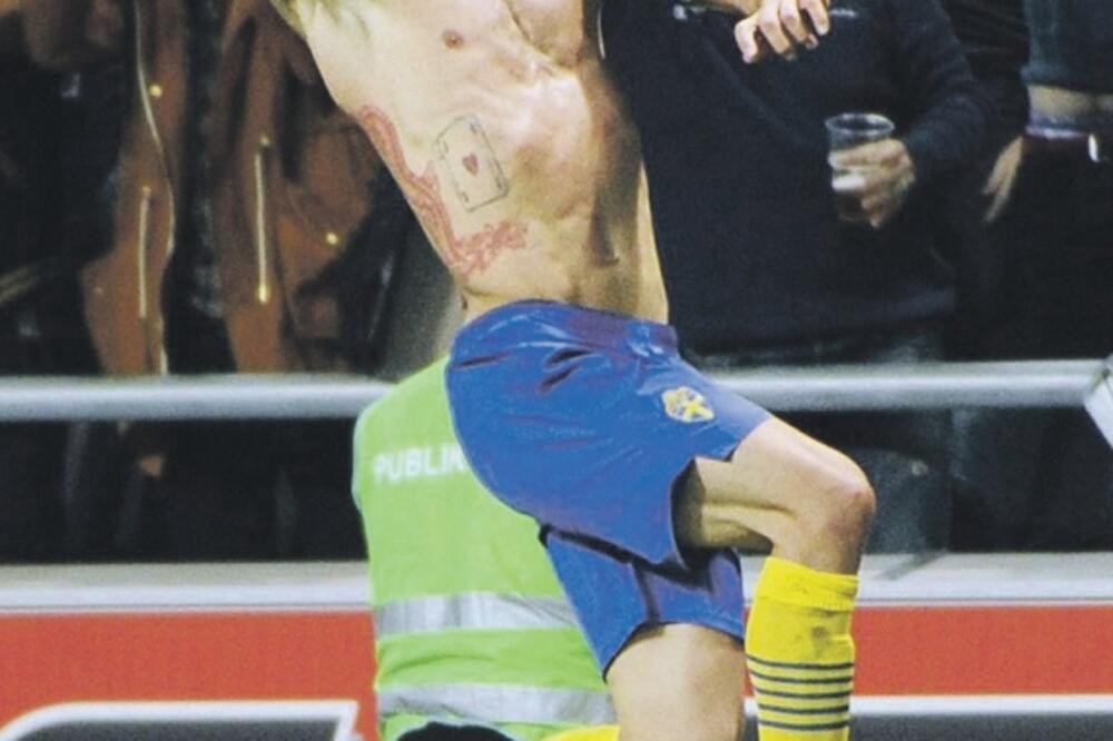 Zlatan Ibrahimović, Foto: Rojters