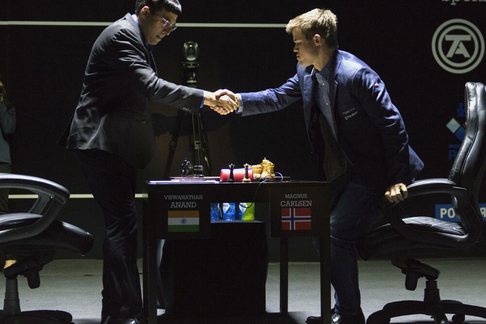 Anand i Karlsen, Foto: Beta/AP