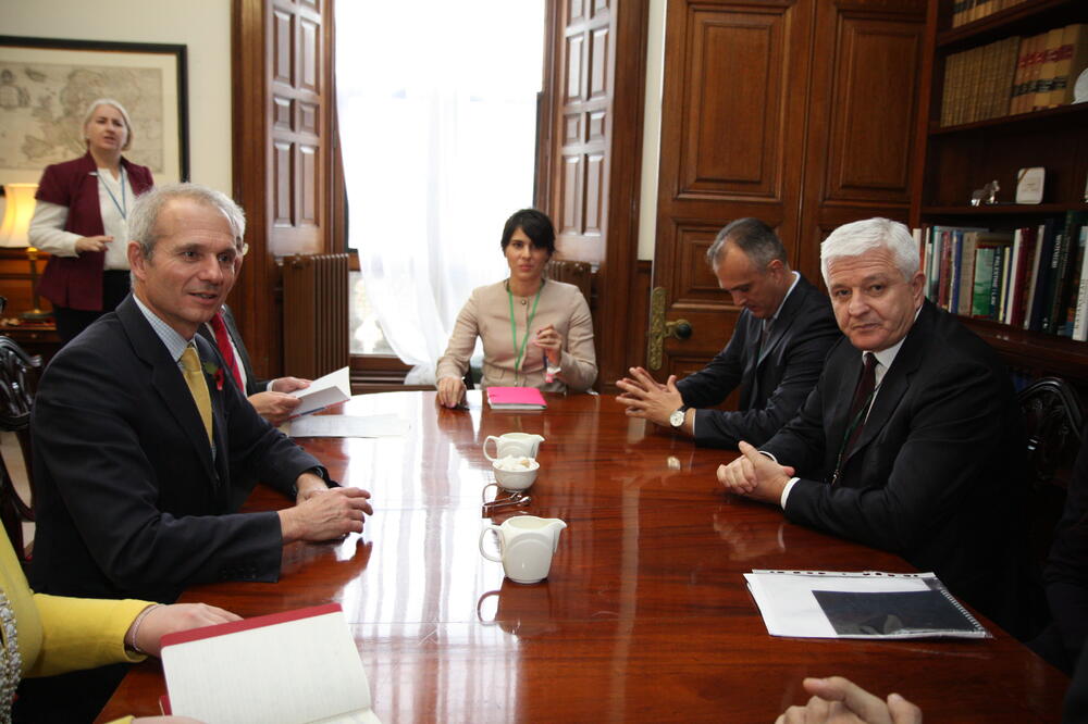 Dejvid Lidington, Duško Marković, Foto: Gov.me