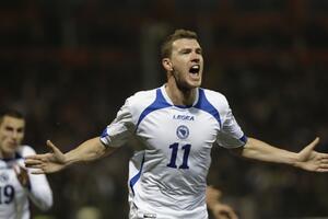 Džeko zbog povrede ne igra za BiH protiv Izraela