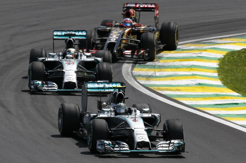 Niko Rozberg i Luis Hamilton, Foto: Reuters