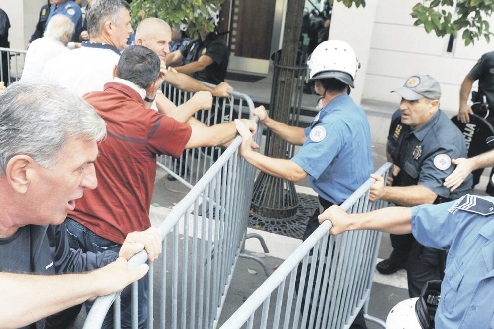 Montavar Metalac, protest, Foto: Savo Prelević