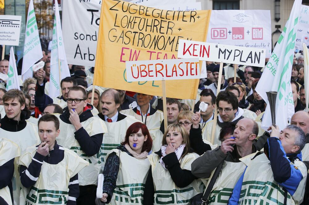 štrajk željezničara, Njemačka, Foto: Reuters