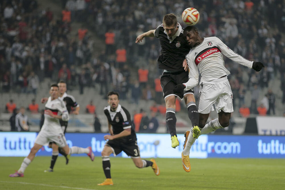 Bešiktaš - Partizan, Foto: Beta/AP