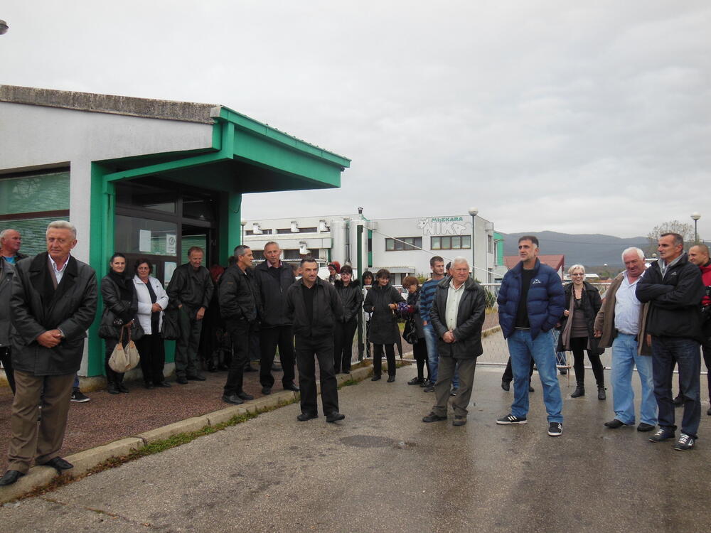 Nika kooperanti protest