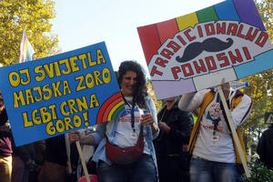CKM: Na Paradi ponosa zloupotrijebljen crnogorski identitet