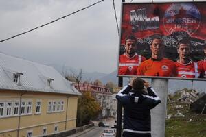 Bilbord na Cetinju: Mi smo Lovćen