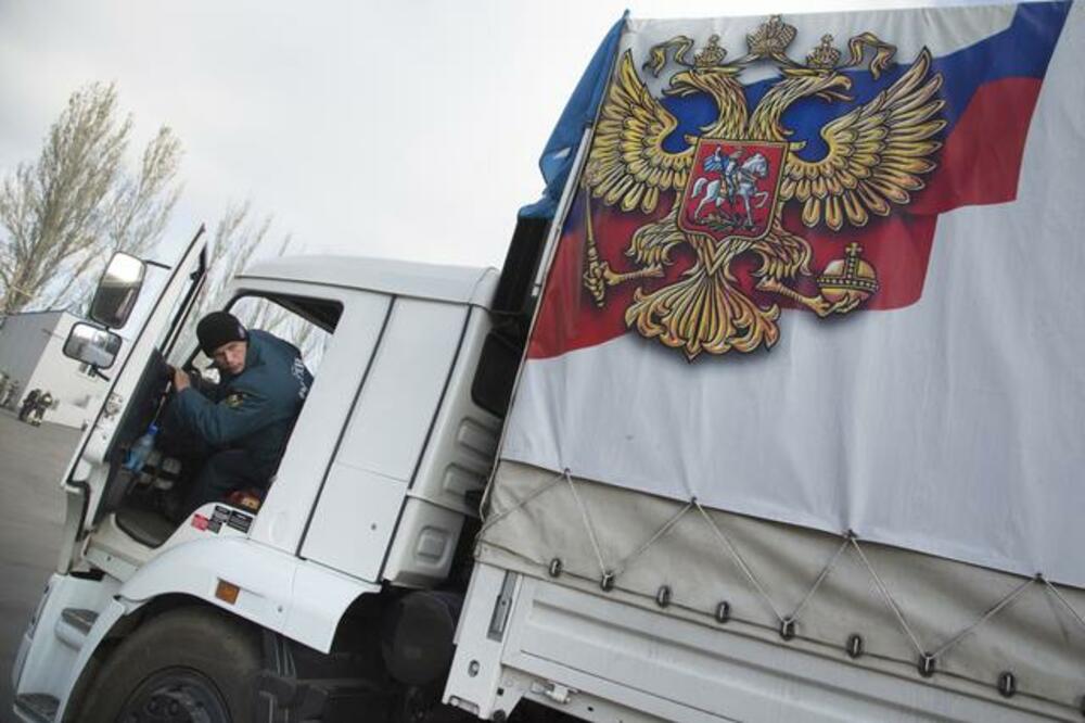 Rusija, kamion konvoj, Foto: Beta-AP
