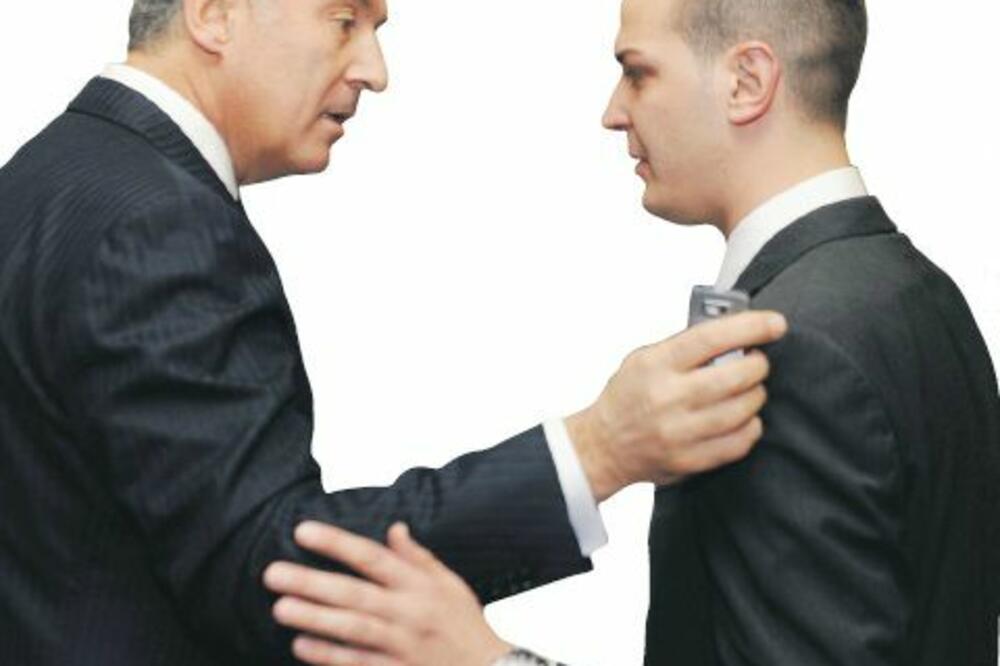 Milo Đukanović, Miloš Pavićević, Foto: Arhiva "Vijesti"