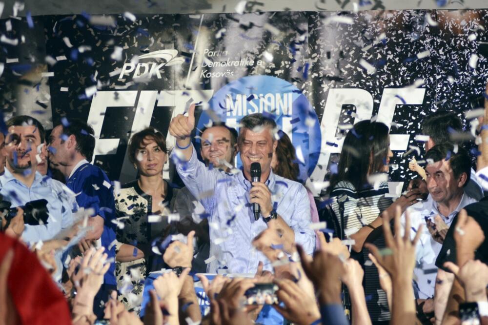 Hašim Tači, Kosovo izbori, Foto: Reuters