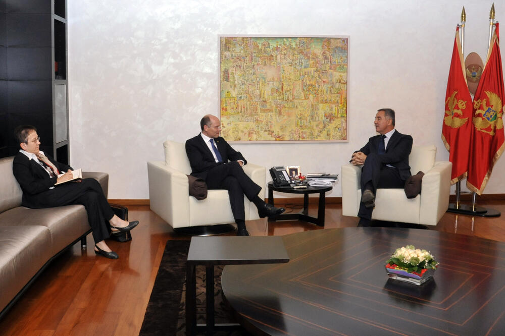 Peter Bajer, Milo Đukanović, Foto: Vlada Crne Gore