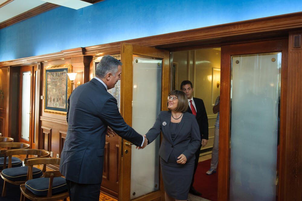 Milo Đukanović, Maja Gojković, Foto: Vlada Crne Gore