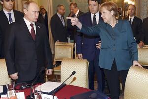 Sankcije Rusiji zavise od Angele Merkel
