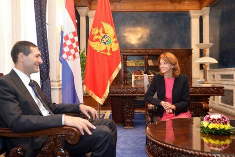 Ante Kotromanović, Milica Pejanović-Đurišić, Foto: Gov.me