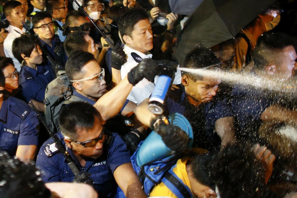 Sa protesta u Hongkongu, Foto: Reuters