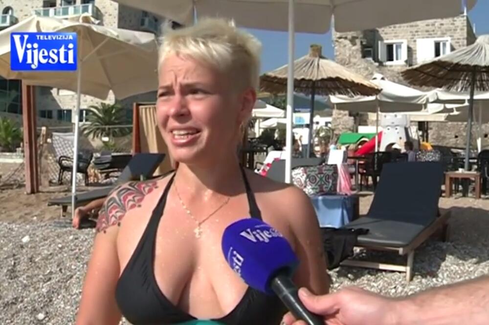Kupanje u oktobru, Foto: Screenshot (TV Vijesti)