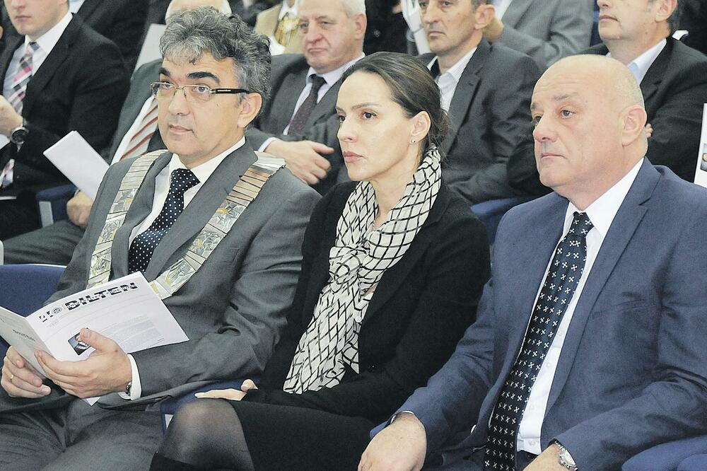 Predrag Miranović, Radmila Vojvodić, Duško Bjelica, Foto: Arhiva Vijesti