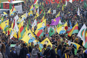 Veliki protest Kurda u Diseldorfu