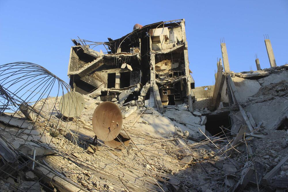 Detalj iz Irbina, predgrađa Damaska, Foto: Reuters