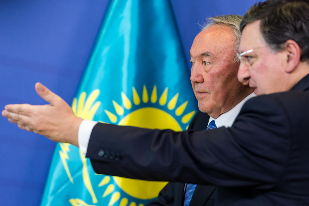 Nazarbajev i Baroso, Foto: Beta/AP