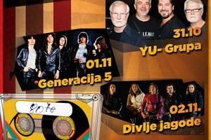 Tri koncerta ex-YU legendi na Cetinju